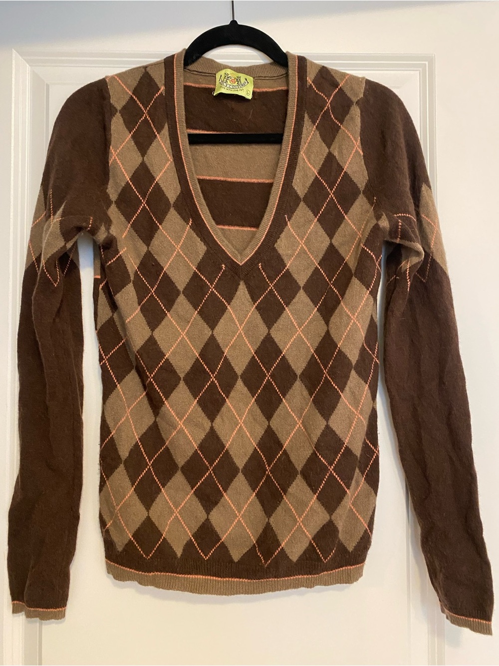 Juicy Couture Cashmere V-Neck Sweater